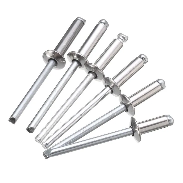 Custom Stainless Steel Rivet Manufacturer Type Round Head 1/8 X1/2 Pop Rivets Aluminium 6mm Pop Blind Rivet