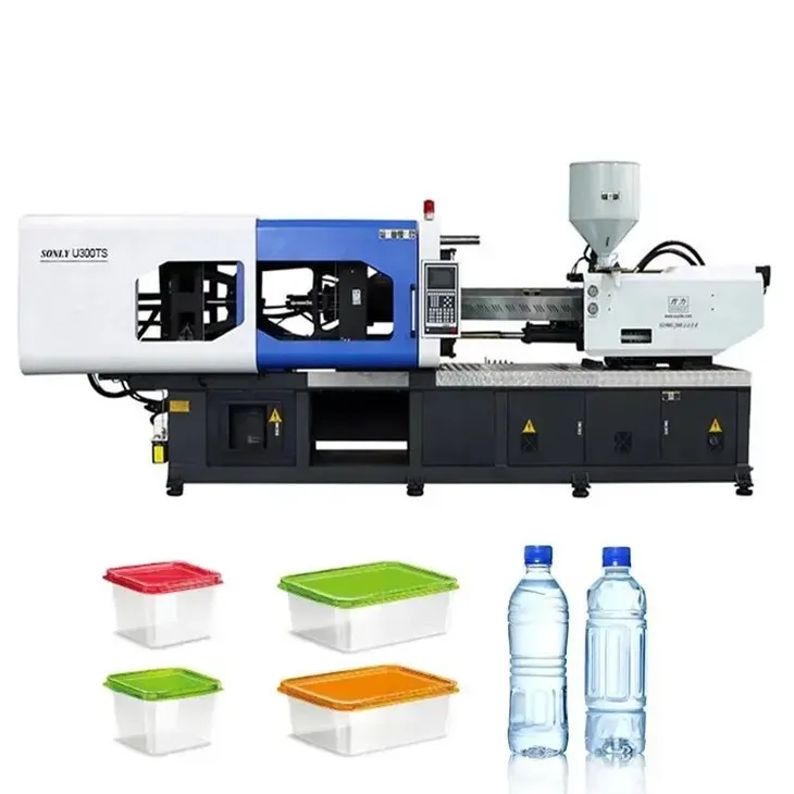 Automatic Servo Type Plastic Beverage Drink Bottle Tube Capsule PET Preform Making Injection Molding Machine